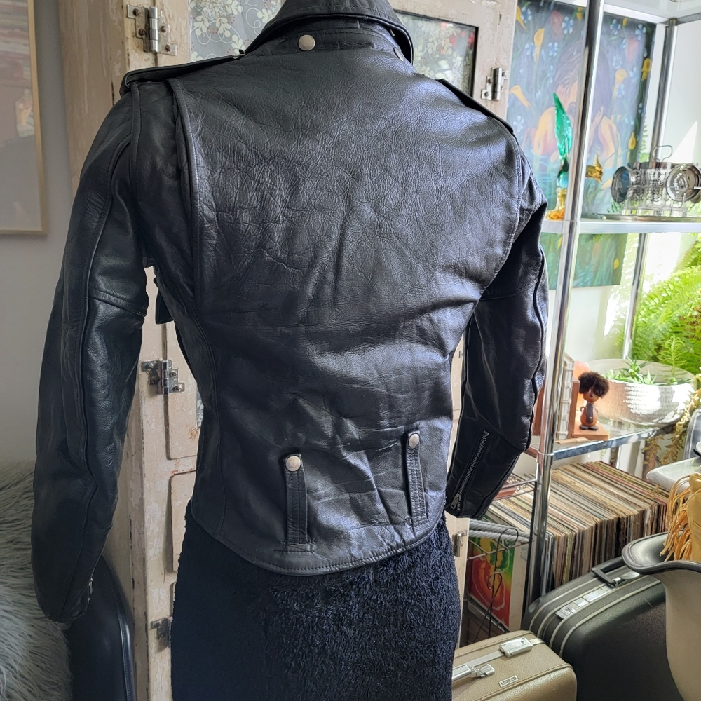 vintage amf harley davidson leather jacket